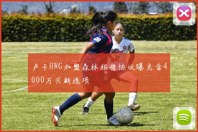 卢卡HWG加盟森林租借协议曝光含4000万买断选项